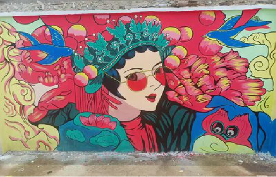  上杭墙体彩绘-网红墙