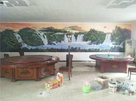  上杭墙绘-写实风景