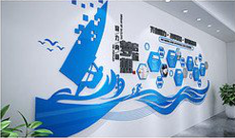  上杭海浪主题文化墙如何设计？