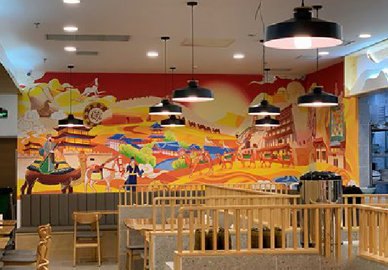  上杭商业空间彩绘介绍。