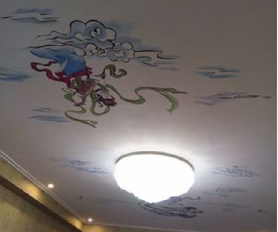  上杭如何快速绘制天花板上的手绘墙？